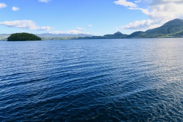 洞爺湖　中島からの眺め