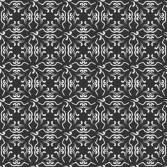 Abstract Background. Black And White Color. Drawing Seamless Pattern. Texture Wallpaper. Vector Image.