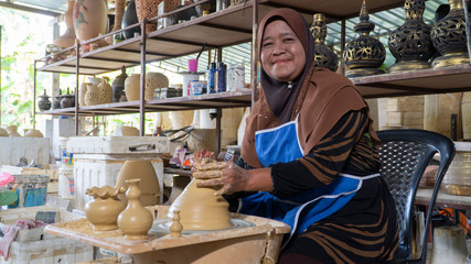 Essence Jar of Sayong making, at Kuala Kangsar, Perak, Malaysia