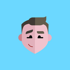 Vector Avatar Man flat design Perfect for web design,banner,Presentation design eps 10