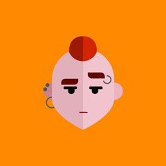 Vector Avatar Man flat design Perfect for web design,banner,Presentation design eps 10