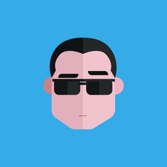 Vector Avatar Man flat design Perfect for web design,banner,Presentation design eps 10