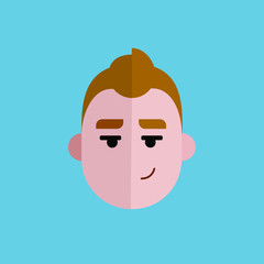 Vector Avatar Man flat design Perfect for web design,banner,Presentation design eps 10