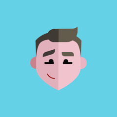 Vector Avatar Man flat design Perfect for web design,banner,Presentation design eps 10