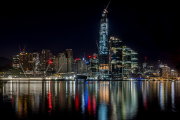Fototapeta na wymiar sydney skyline at night