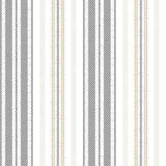 Stripe pattern seamless vector. Grey and beige vertical textured lines on white background for summer dress, bed sheet, trousers, duvet cover, or other modern textile print.