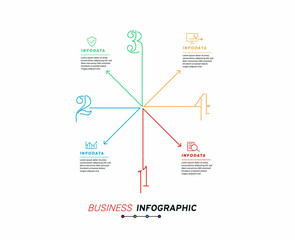 Design elements of business infographics. Set of 3D infographics.