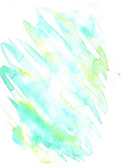 light green abctract watercolor background