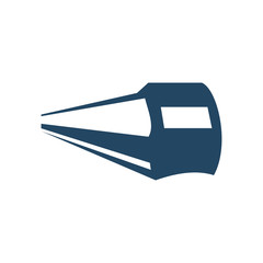 Train station logo template vector illustration design