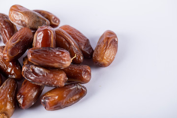 Dates on the left corner of white