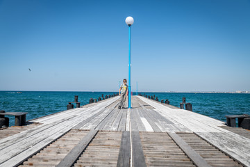 Obraz premium pier on the sea