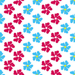 seamless pattern with flowers