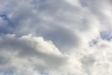 Picturesque textured clouds in the sky at the daytime