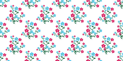 seamless pattern with flowers