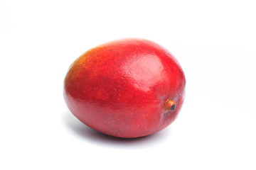 Juicy dessert mango isolated on white background - Image