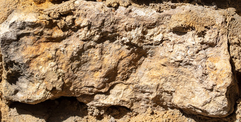 Stones on the rock as an abstract background