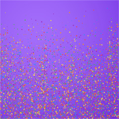 Festive confetti. Celebration stars. Childish brig