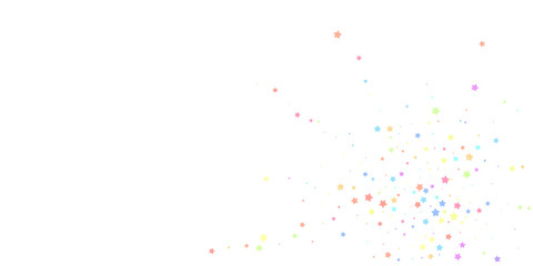 Festive confetti. Celebration stars. Colorful star