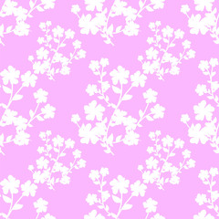 Fototapeta na wymiar abstract background with flowers. Seamless Pattern