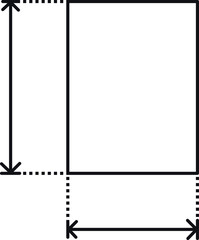  height and width icon