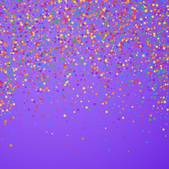 Festive confetti. Celebration stars. Joyous confet