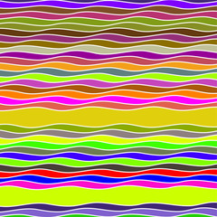 Stripe Wave Vector Colorful Background Pattern Illustration