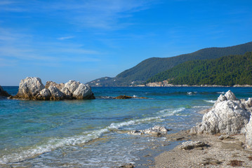 Obraz premium Skopelos island ,milia beach , greece