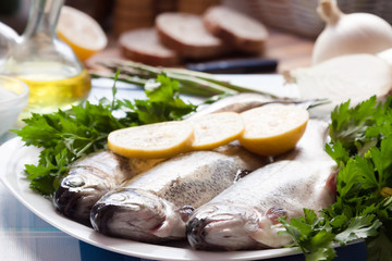trout with parsley and lemon