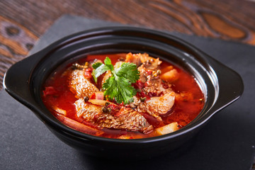 Braised fish block