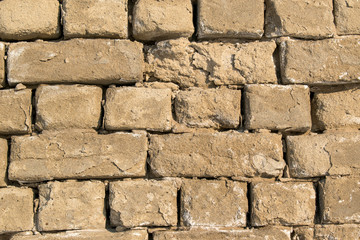 Old brickwork for backdrop. Deep seams. Mongoose color.