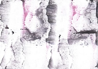 Pink gray abstract background. Watercolor painting texture