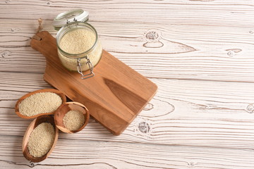 Sesame seeds. Healthy lifestyle. 