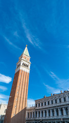 Fototapeta na wymiar st marks campanile di san marco in venice italy