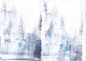 Smoky blue watercolor. Abstract watercolor background. Painting texture