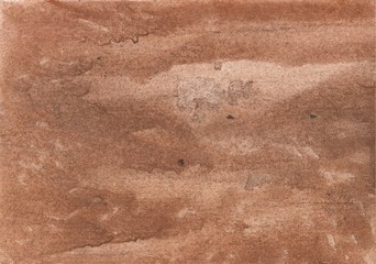 Brown watercolor. Abstract painting background. Watercolor texture