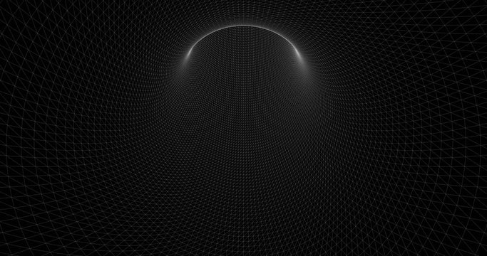 Wellen und Linien, karierte und gitterf&ouml;rmige Animation in 3D