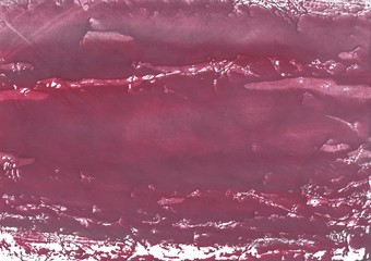 Obraz premium Raspberry red watercolor. Abstract painting background. Watercolor texture