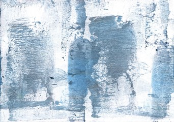 Gray blue spots. Abstract watercolor background. Painting texture