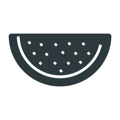 watermelon black icon on white background