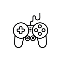 Video game controller icon vector