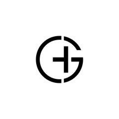 Initial CGT logo design, GCT letter logo vector