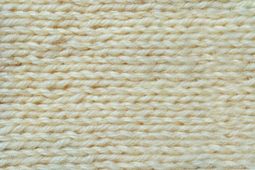 Light handmade yarn texture. Top view.