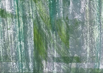 Gray green abstract art. Painting background. Abstract texture