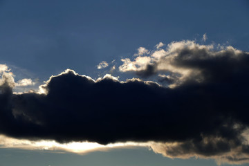 Fototapeta na wymiar natural cloud landscape, clouds in the sky,