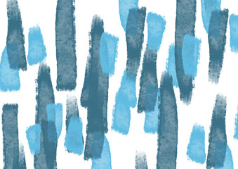 北欧風　背景イラスト　青