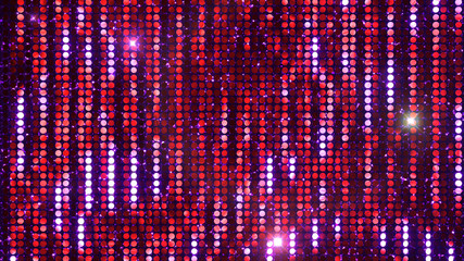 Glitter Spangle line curtain 3D illustration background.