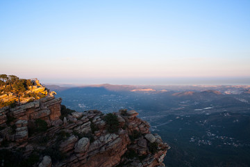 views from the Garbi mountain, valencia