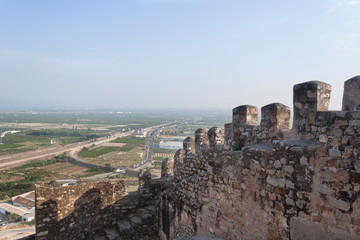 sagunto castle on top of a mountain