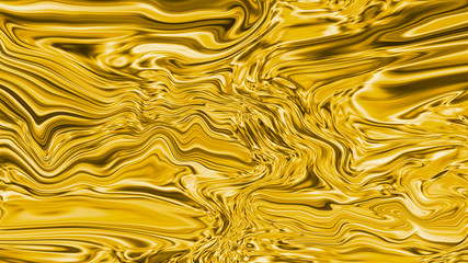 abstract golden background texture liquid metal