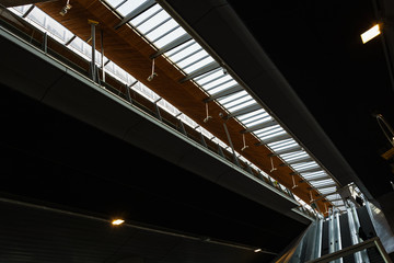 Fototapeta premium underground train station architecture